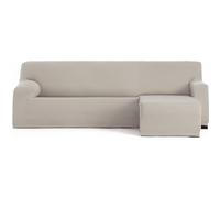 ECOMMERC3 | Copridivano Chaiselongue Braccio corto destro Bielastico traspirante - Copridivano Chaiselongue Colore Lino Regolazione Gomme e Schiume di sostegno, Protezione dall'usura