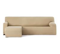 ECOMMERC3 | Copridivano Chaiselongue Braccio corto sinistro Bielastico traspirante - Copridivano Chaiselongue Colore Beige Regolazione Gomme e Schiume di sostegno, Protezione dall'usura