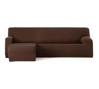 ECOMMERC3 | Copridivano Chaiselongue Braccio corto sinistro Bielastico traspirante - Copridivano Chaiselongue colore marrone regolazione gomme e schiuma di sostegno, protezione dall'usura