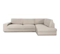 ECOMMERC3 | Copridivano Chaiselongue Braccio destro con schienale super elastico - Copridivano con chaise longue, in lino, traspirante, con schiuma e gomma, valida destra o sinistra