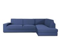 ECOMMERC3 | Copridivano Chaiselongue Braccio destro con schienale super elastico - Copridivano con chaise longue, blu protettivo traspirante, con schiuma e gomma, valida destra o sinistra