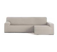 ECOMMERC3 | Copridivano Chaiselongue Braccio Lungo Destra Bielastico Traspirante - Copridivano Chaiselongue Colore Lino Regolazione Gomme e Schiume di Tenuta, Protezione contro l'usura