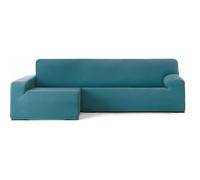ECOMMERC3 | Copridivano Chaiselongue Braccio Lungo Sinistra Bielastico Traspirante - Copridivano Chaiselongue Colore Verde Eseralda Regolazione Gomme e Schiume di Tenuta