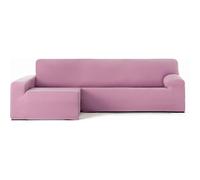 ECOMMERC3 | Copridivano Chaiselongue Braccio Lungo Sinistra Bielastico Traspirante - Copridivano Chaiselongue Colore Rosa Regolazione Gomme e Schiume di Tenuta, Protezione contro l'usura