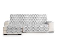 ECOMMERC3 | Copridivano Chaiselongue Extra Sinistra Reversibile con Elastici - Copridivano Chaiselong Grigio Protezione Divano Universale per Chaise Longue