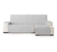 ECOMMERC3 | Copridivano Chaiselongue Normale Destra Reversibile con Elastici - Copridivano Chaiselong Grigio Protezione Divano Universale per Chaise Longue