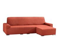 ECOMMERC3 | Copridivano con chaise longue, bracciolo corto destro, elastico, in jacquard, con fodera per divano ChaiseLongue colore caldaia, vestibilità universale, con schiuma di fissaggio e gomme