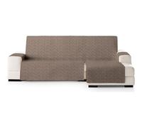 ECOMMERC3 | Copridivano con chaise longue, extra destra, vestibilità versatile e facile da applicare, colore: marrone, ideale per protezione parziale e uso con animali domestici