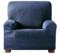 ECOMMERC3 | Copridivano elasticizzato jacquard, misura 1 posto, misura universale e traspirante, - copridivano colore blu protezione anti-usura design antiscivolo con fascia elastica
