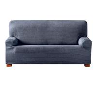 ECOMMERC3 | Copridivano elasticizzato jacquard, misura 3 posti, vestibilità universale e traspirante, colore blu, protezione anti-usura, design antiscivolo con fascia elastica