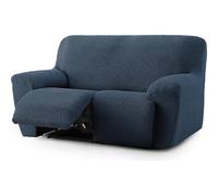 ECOMMERC3 | Copridivano Relax Piedi Insieme 2x2 Super Elastico - Copridivano Blu Adattabile e Traspirante per Divani Chester e Klippan