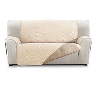 ECOMMERC3 | Copridivano reversibile per divano a 2 posti - Copridivano extra morbido e massimo accoppiamento, colore: Beige/pelle