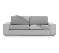 ECOMMERC3 | Copridivano S in tessuto super elastico jacquard - Fodera per seduta divano grigio chiaro adattabile e traspirante