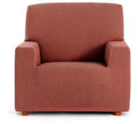 ECOMMERC3 | Copridivano universale e versatile a 1 posto, colore arancione, facile da posizionare per schienale, seduta e braccia