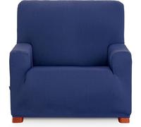 ECOMMERC3 | Copridivano universale e versatile a 1 posto, colore blu, facile da posizionare per schienale, seduta e braccia