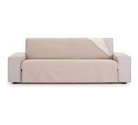 ECOMMERC3 | Copridivano universale e versatile a 2 posti, colore beige, facile da posizionare per schienale, seduta e bracci