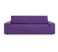 ECOMMERC3 | Copridivano universale e versatile a 2 posti, colore viola, facile da posizionare per schienale, seduta e braccia