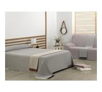 ECOMMERC3 | Copriletto multiuso dimensioni 180 x 260 cm per divano o letto - Foulard multiuso al tatto extra morbido, colore grigio