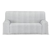 ECOMMERC3 | Copriletto multiuso dimensioni 230 x 260 cm per divano o letto - Foulard multiuso al tatto extra morbido, colore grigio