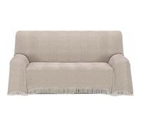 ECOMMERC3 | Copriletto multiuso dimensioni 230 x 260 cm per divano o letto - Foulard multiuso al tatto extra morbido, colore marrone