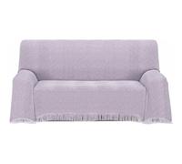 ECOMMERC3 | Copriletto multiuso dimensioni 230 x 260 cm per divano o letto - Foulard multiuso al tatto extra morbido colore lilla