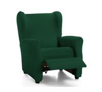 ECOMMERC3 | Copripoltrona reclinabile trapuntata ultra-aderente - Copripoltrona reclinabile elasticizzata colorata Verde bottiglia - 100% prodotto in Spagna