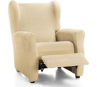 ECOMMERC3 | Copripoltrona reclinabile trapuntata ultra-aderente - Copripoltrona reclinabile elasticizzata colorata Beige - 100% prodotto in Spagna