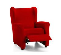 ECOMMERC3 | Copripoltrona reclinabile trapuntata ultra-aderente - Copripoltrona reclinabile elasticizzata colorata Rosso - 100% prodotto in Spagna