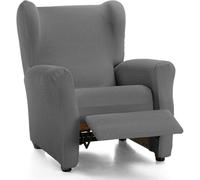 ECOMMERC3 | Copripoltrona reclinabile trapuntata ultra-aderente - Copripoltrona reclinabile elasticizzata colorata Grigio - 100% prodotto in Spagna