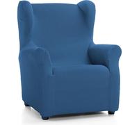 ECOMMERC3 | Copripoltrona trapuntata ultra aderente con Orecchie - Copripoltrona elasticizzata con schienale alto, colorata Cielo blu - 100% prodotto in Spagna