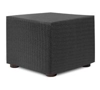 ECOMMERC3 | Custodia per Pouf 40 x 40 Super Elastico Bielastico - Custodia Pouf Colore Ecru Protezione Traspirante Antiruggine, Facile da applicare e rimuovere Massima adattabilità e protezione