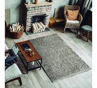 ECOMMERC3 Exclusive - Tappeto Salon Capelli Lunghi Beige 80 x 150 cm con texture morbida e molto imbottita | Tappeto in poliestere e iuta sul retro