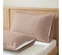 ECOMMERC3 | Federa per cuscino 105 100% cotone - Federa per cuscino rosa nudo, morbidezza e freschezza per un riposo traspirante, ipoallergenico e durevole