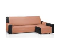 ECOMMERC3 | Fodera per divano Chaise Long 200 cm convalidata per chaise longue, braccio destro e sinistro, copridivano a chaise longue, regolabile, colore tegola
