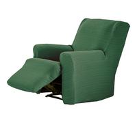 ECOMMERC3 | Fodera per poltrona con gambe insieme relax, elastica, in jacquard, colore verde, regolabile, traspirante, anti-usura, facile da mettere e rimuovere