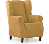 ECOMMERC3 | Fodera per poltrona paraorecchie bielastica, traspirante e protezione completa - Fodera per poltrona, colore senape, facile da installare con schiuma di fissaggio e gomme per un fissaggio