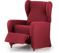 ECOMMERC3 | Fodera per poltrona Relax Bielastico in 4 pezzi, traspirante e facile da installare, fodera per poltrona relax colore bordeaux, protezione completa e ristrutturazione stile tappezzato