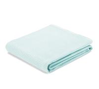 ECOMMERC3® Tessuto al Metro per Patchwork e Cucito 400x150 cm | Verde Acqua | Stoffa nido d'ape 100% cotone goffrata - morbida, assorbente e traspirante - altezza 150 cm - qualità durevole per il cucito