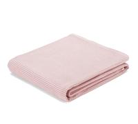 ECOMMERC3® Tessuto Nido d'Ape al Metro in Cotone 50x150 cm | Rosa Cipria | Stoffa goffrata piquet waffle - morbida, assorbente e traspirante - lavabile in lavatrice - qualità durevole per il cucito