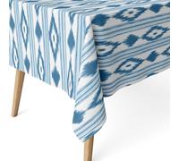 ECOMMERC3 Tovaglia antimacchia cotone rettangolare 250x140 Islas Blu Cielo | Per la tavolata grande della sala, finitura resinata, 55 % cotone e 45 % poliestere, prodotta in Spagna