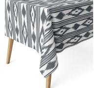 ECOMMERC3 | Tovaglia antimacchia per tavolo rettangolare dimensioni 260 x 140 cm - Tovaglia antimacchia extra morbida e impermeabile, colore nero