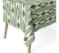 ECOMMERC3 Tovaglia antimacchia resinata rettangolare 220x140 cm Islas Verde | Per le case con bambini a tavola, antimacchia, lavaggio a freddo e asciugatura all'aria, prodotta in Spagna