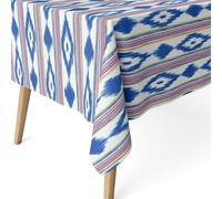 ECOMMERC3 Tovaglia antimacchia rettangolare 180x140 cm Islas Multicolore | Per il tavolo di tutti i giorni, respinge i liquidi, mano di tessuto, lavabile in lavatrice a freddo