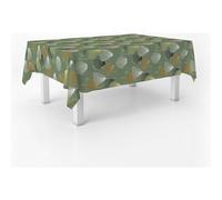 ECOMMERC3 Tovaglia cerata antimacchia rettangolare 220x140 cm Duero Verde | Per le case con bambini a tavola, impermeabile, non va in lavatrice, 90 % PVC e 10 % polipropilene