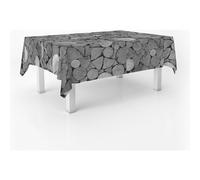 ECOMMERC3 Tovaglia cerata antimacchia rettangolare 220x140 cm Trunks Grigio | Per le case con bambini a tavola, tela cerata impermeabile, si pulisce con un panno umido, fabbricata in Spagna