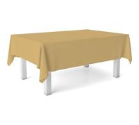 ECOMMERC3 | Tovaglia in tela cerata dimensioni 140 rotonda repellente macchie - Tovaglia in tela cerata color Mostarda 100% Made in Spain non trasferisce liquidi