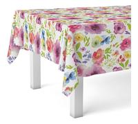 ECOMMERC3 Tovaglia plastificata rettangolare 100x140 cm Vienna Multicolore | Per il tavolino della cucina, i liquidi restano sopra, niente lavatrice, diciotto disegni in dieci misure