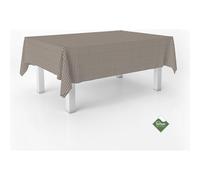 ECOMMERC3 | Tovaglia Vichy antimacchia per tavolo rettangolare dimensioni 100x140 cm | Tovaglia resinata antimacchia, ultra morbida, impermeabile, Vichy Marrone