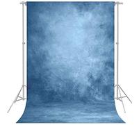 econious Sfondo fotografico astratto blu chiaro, 1,5 x 2,2 m, con tasca per asta