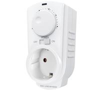 Econohome Presa termostato regolabile - Termostato a spina per riscaldamento e climatizzatore, compatibile con riscaldatori a parete, condizionatori per finestre, ventilatori, presa universale,